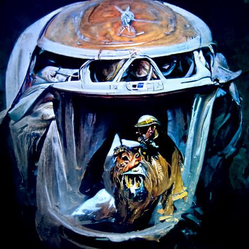 Star Wars in Oil Painting Style