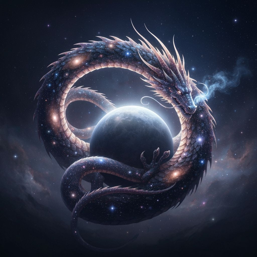 Cosmic Dragon of Starlight and Galaxies