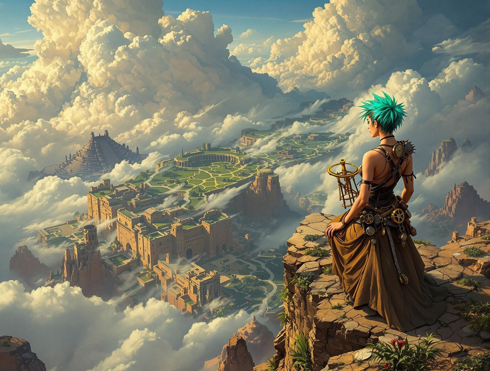 Dieselpunk Cartographer Charts Unexplored Lands