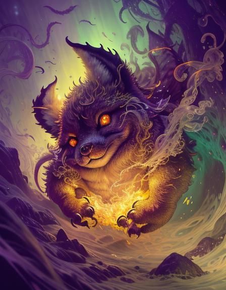 Underground cave creature