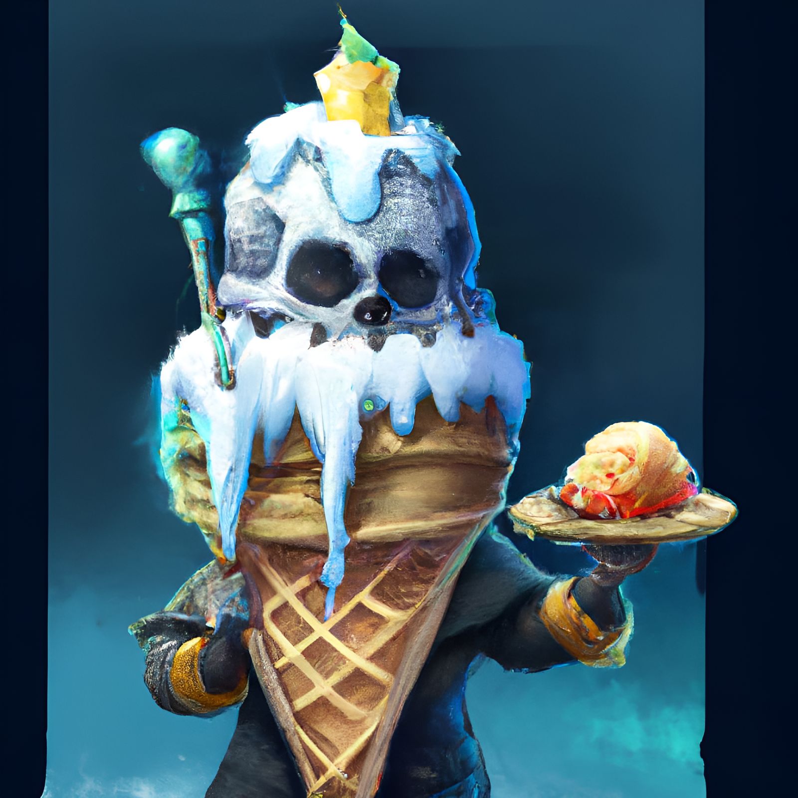 Snowcone Death Sandman Food Critic on ArtStation