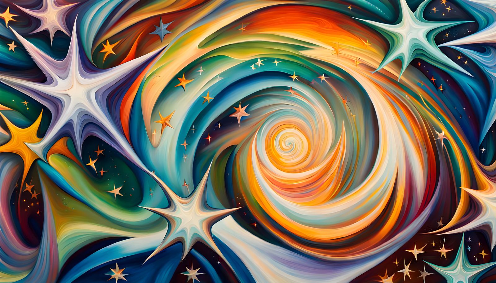 Iridescent Star Cluster Formed from Magnetic Energy