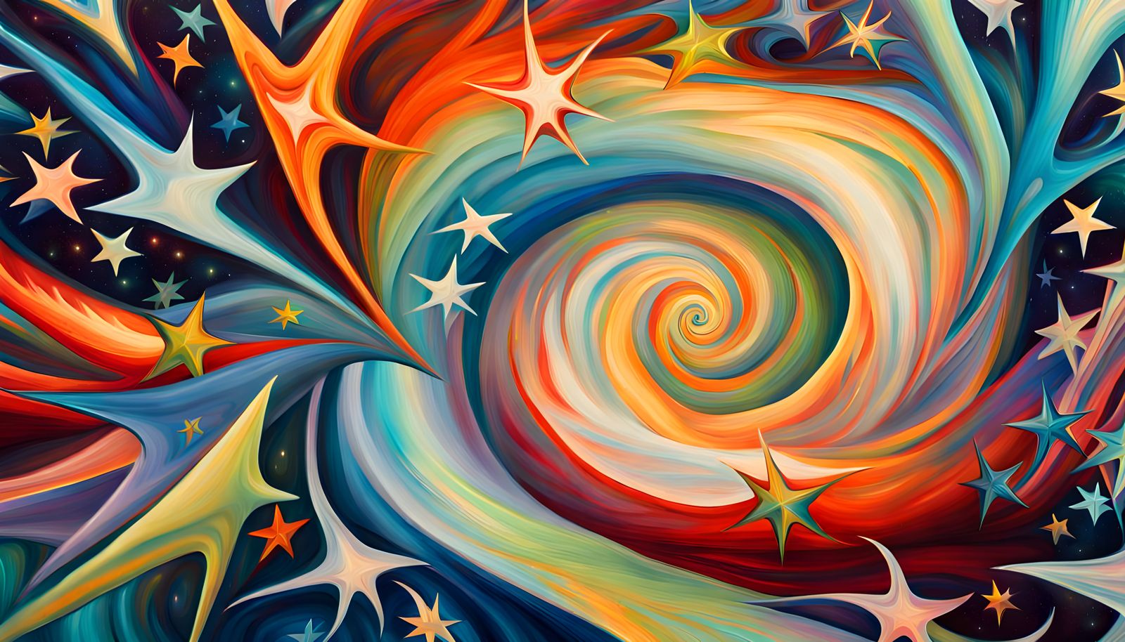 Iridescent Stars in Magnetic Wave Tunnel: Abstract Expressio...