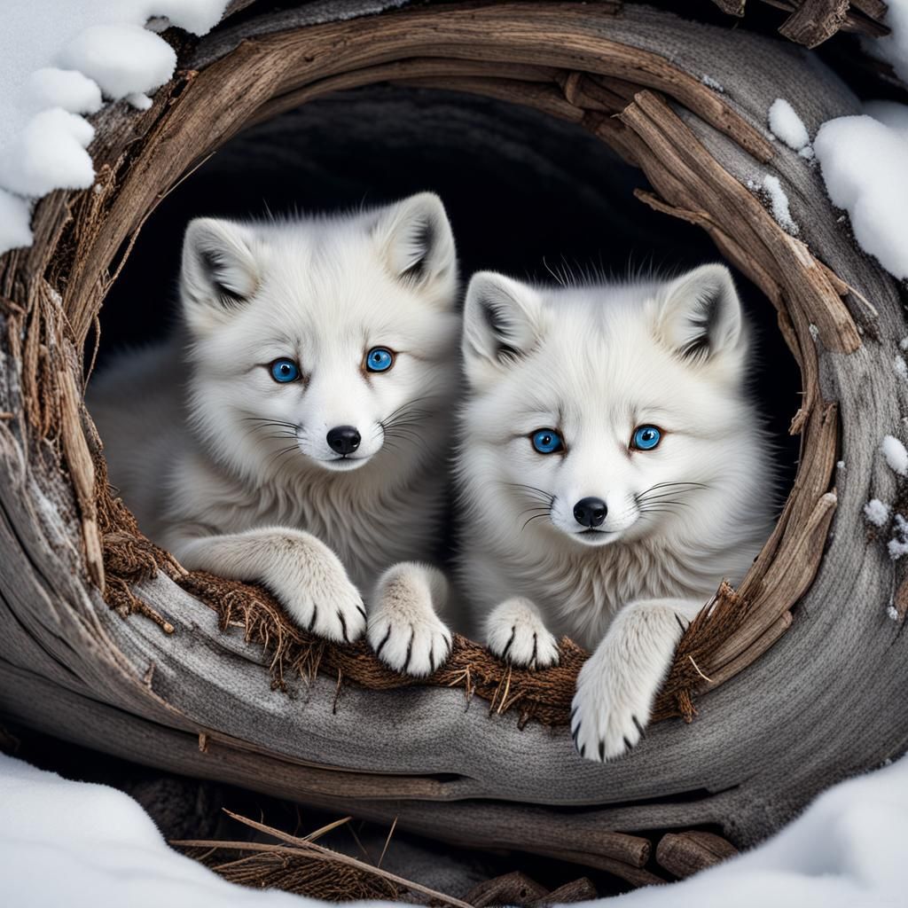 Arctic Fox Den