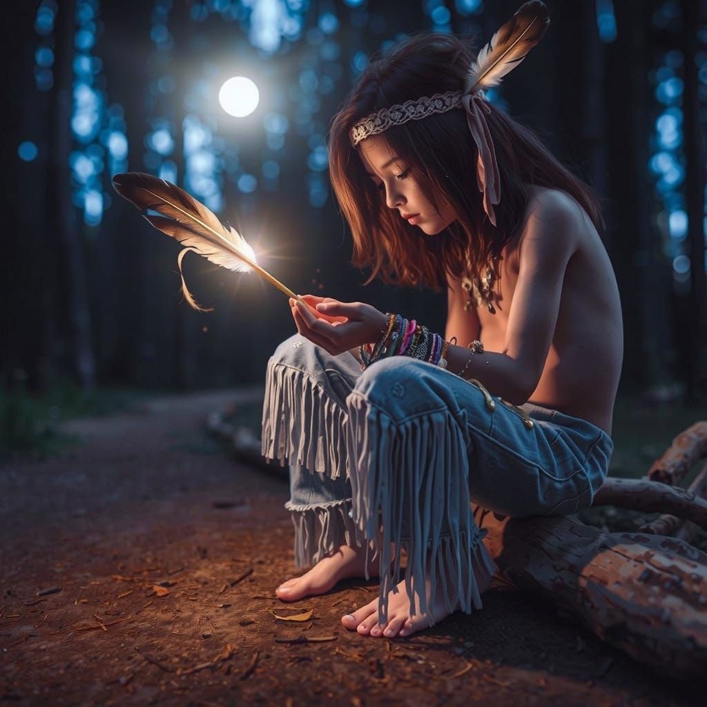 Ethereal Feather in Soft Focus