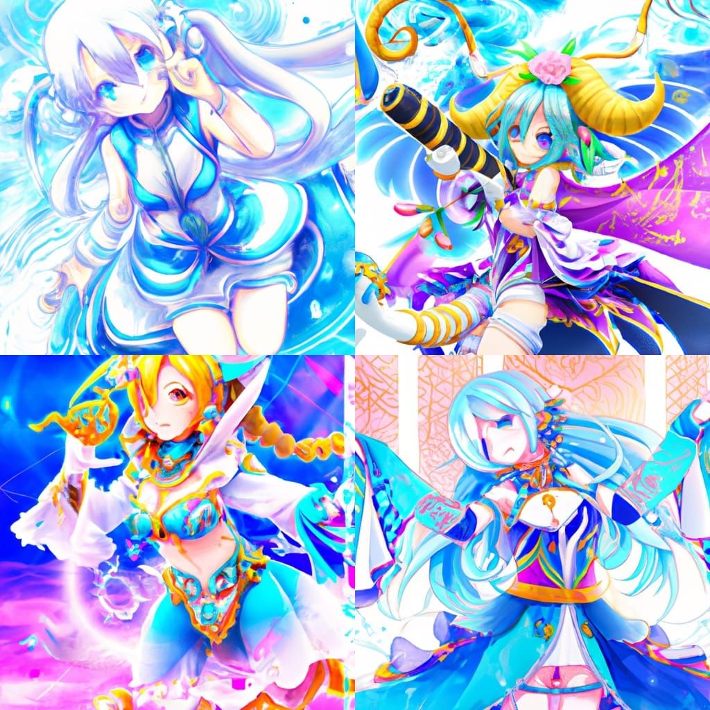 Anime Style Genie Adoptables, Manga Key Visual