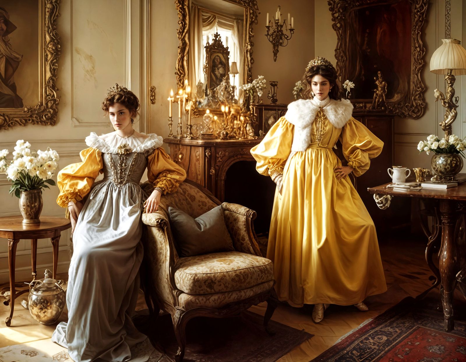 Sisters: after being competitive over clothes...