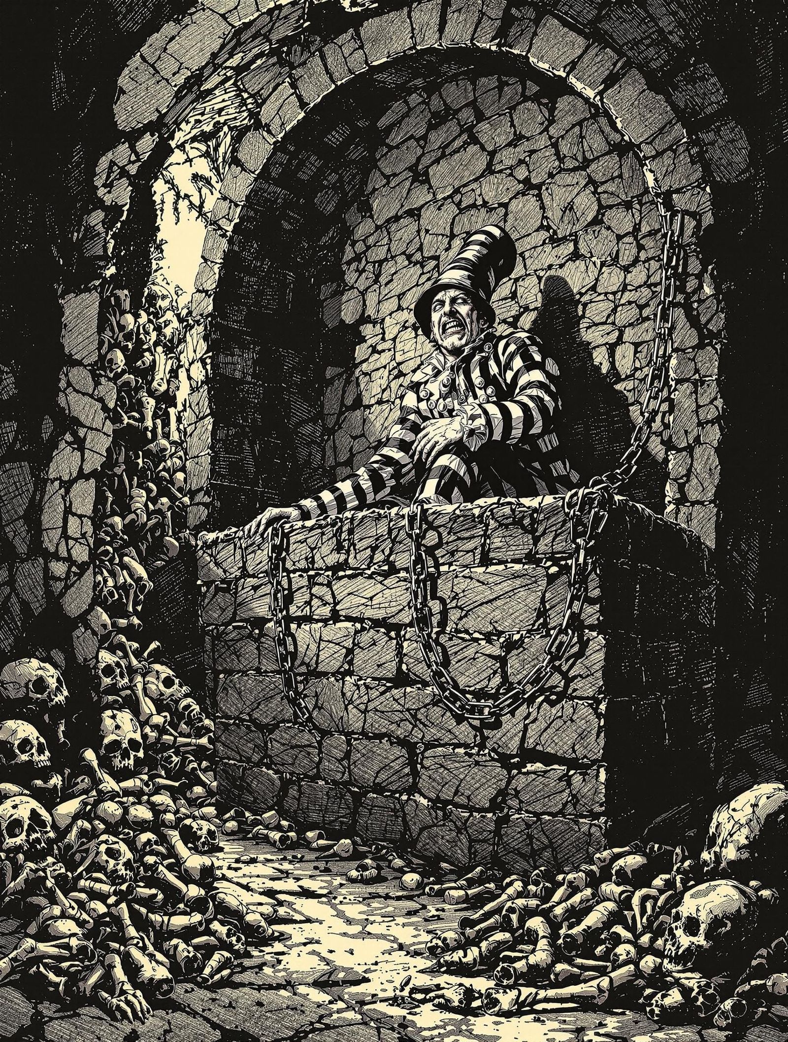 Middle-Aged Nobleman Trapped in Crypt