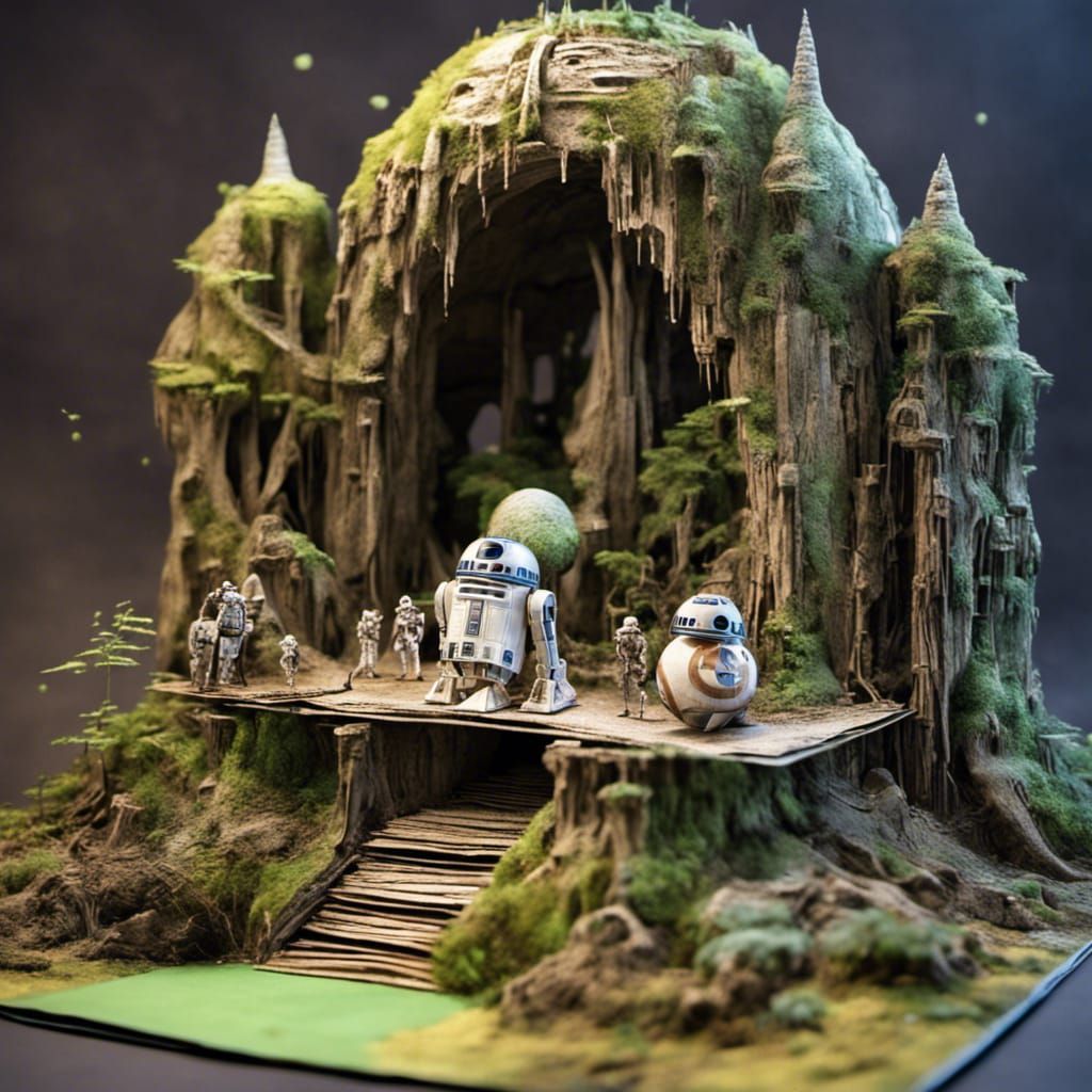 Magic Pop-Up Kashyyyk World in Pastel Colors