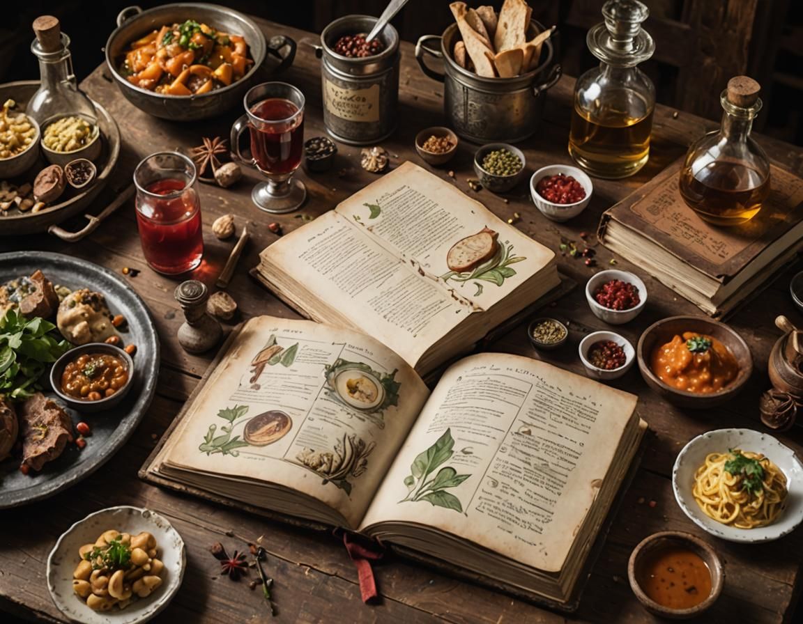 Food World: Ancient Recipe Book and Culinary Spirits