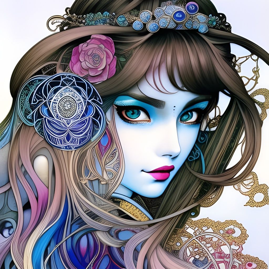 Sapphoria the Lucky Charm (The Mandangle Madams, Portrait #1...