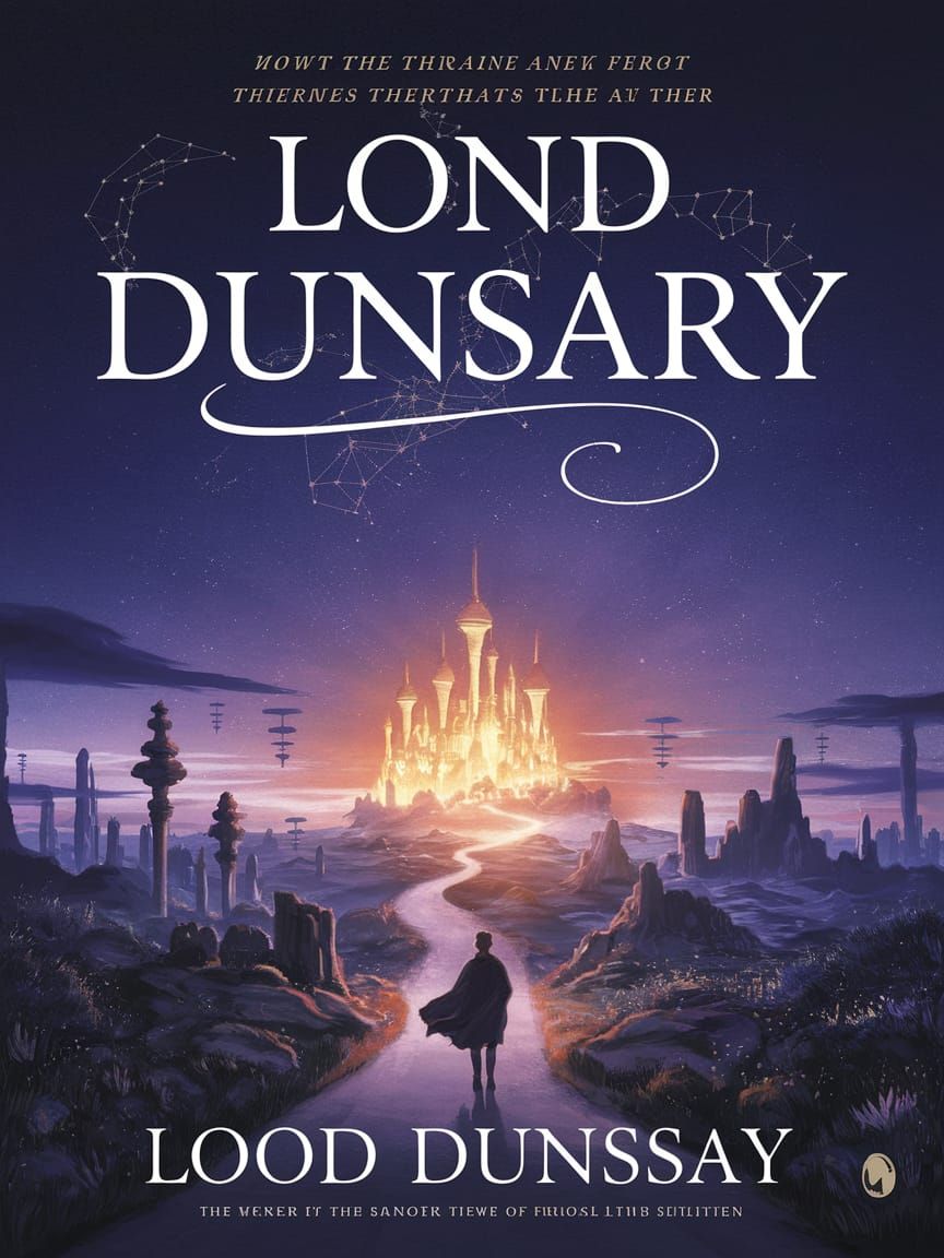 Mystical Twilight Realm in Ethereal Golden Light