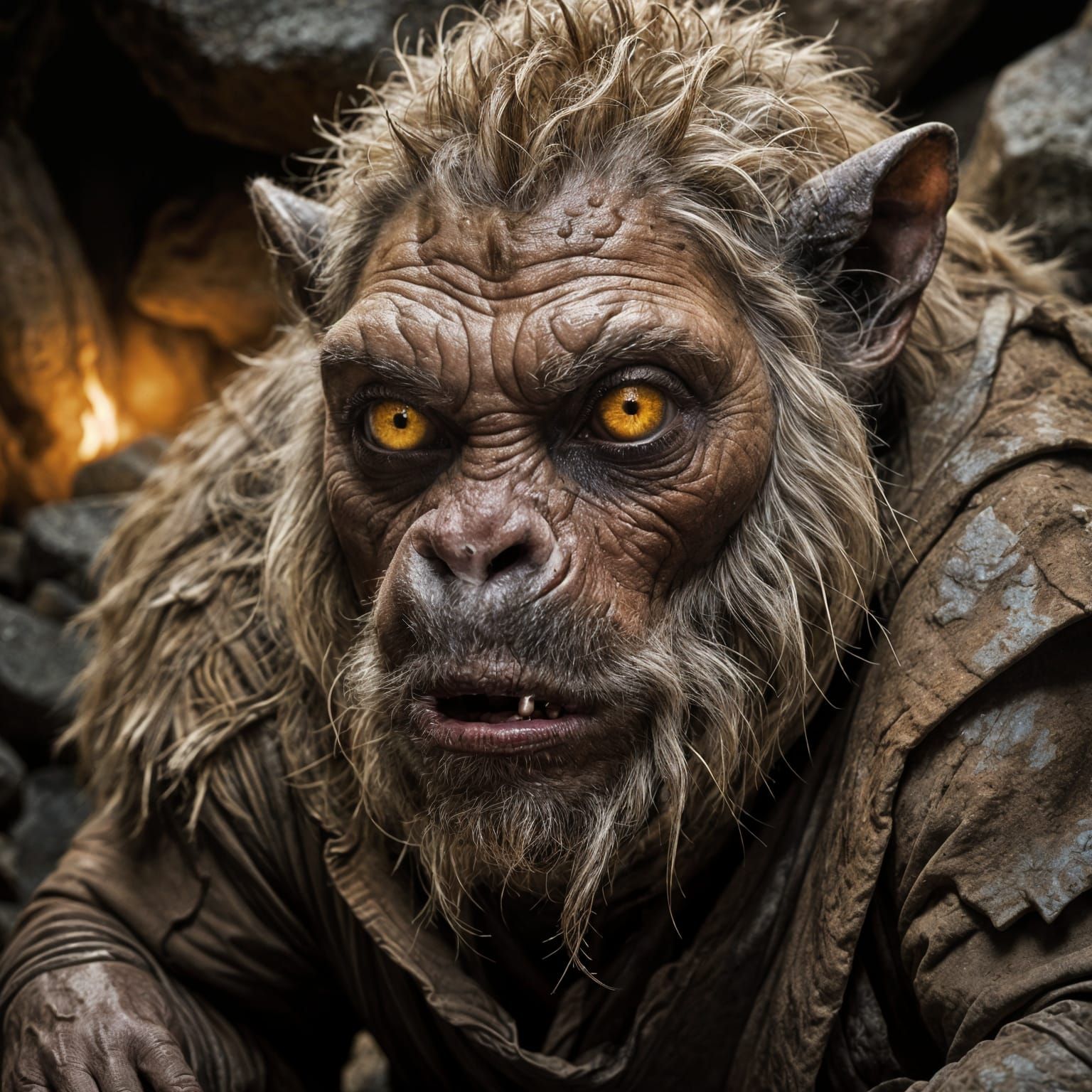 Gorf in a Moody Studio Portrait