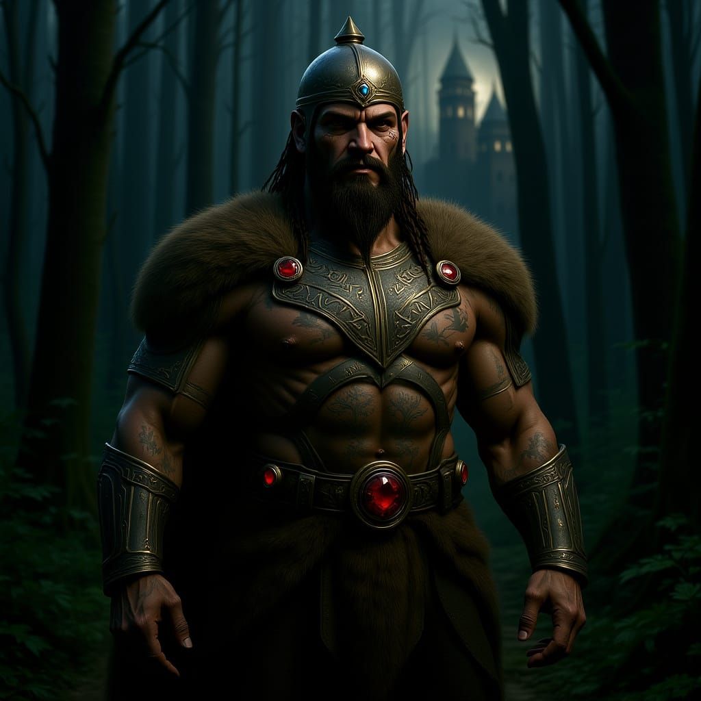 Primal Warrior King on Ancient Battlefield