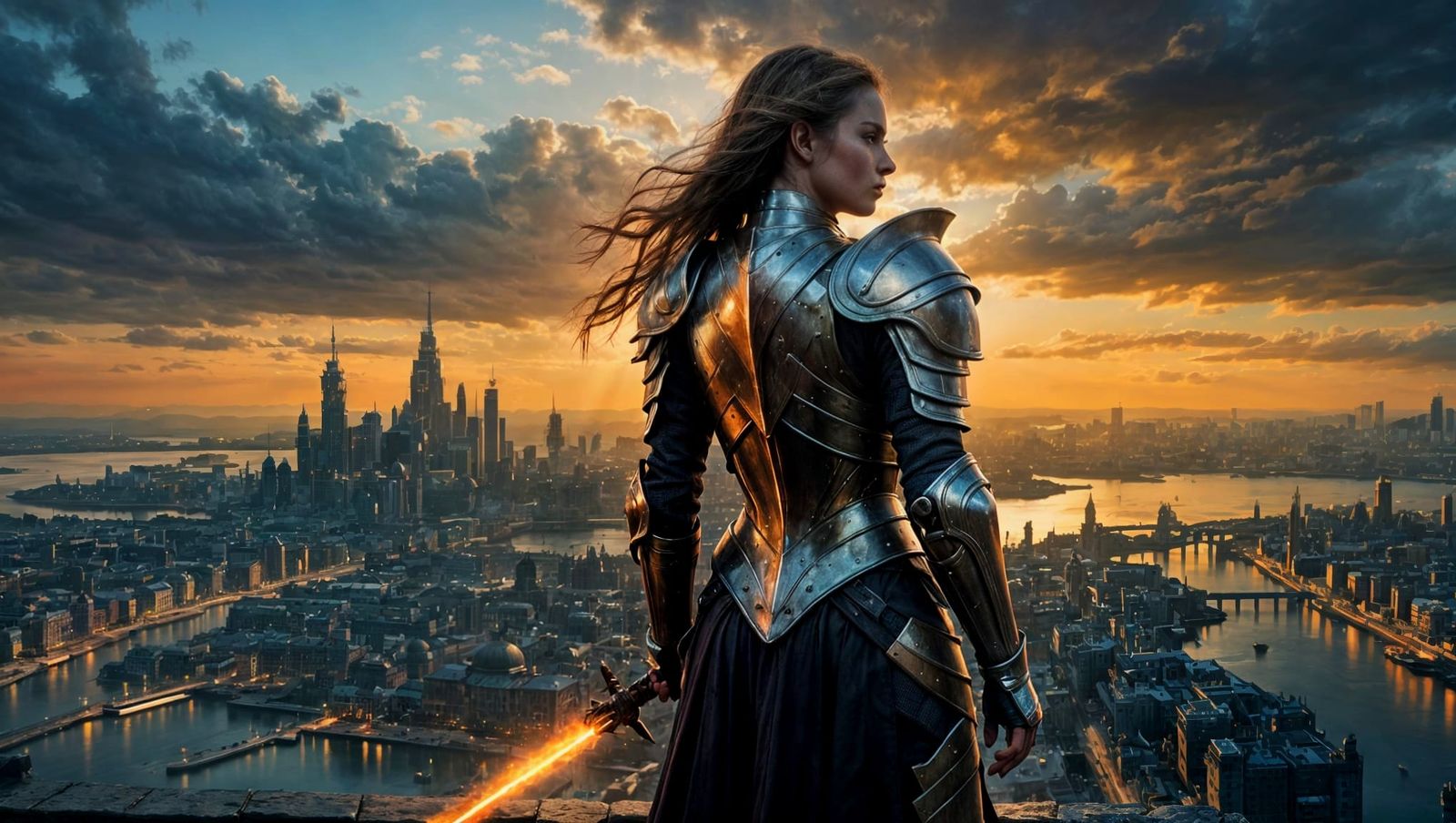 Female Warlord Dominates Futuristic Port City in Dramatic Fa...