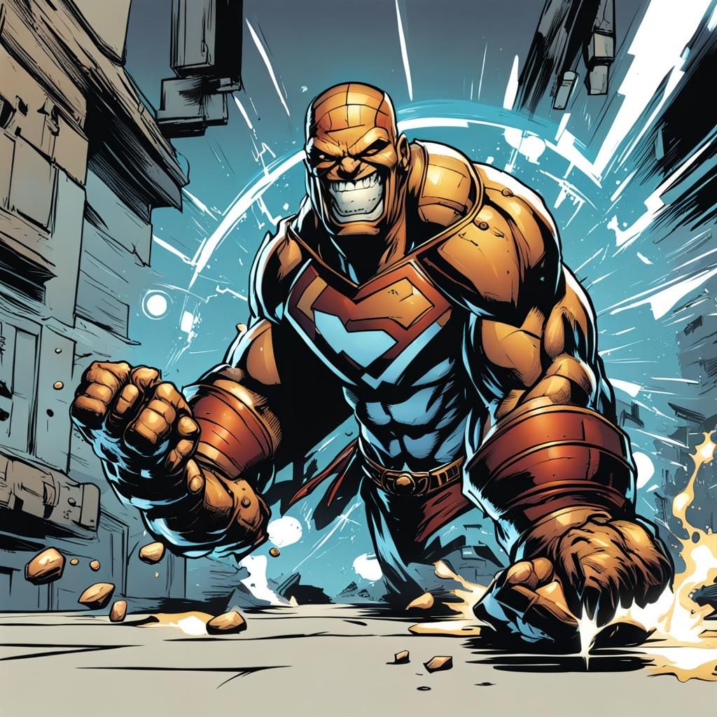 Laughing Emote in Comic Book Art Style