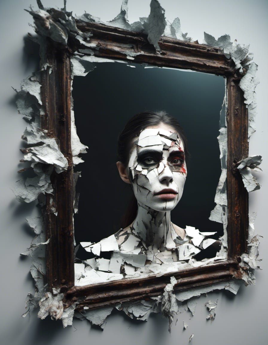 Distorted Self: Shattered Mirror Reflections