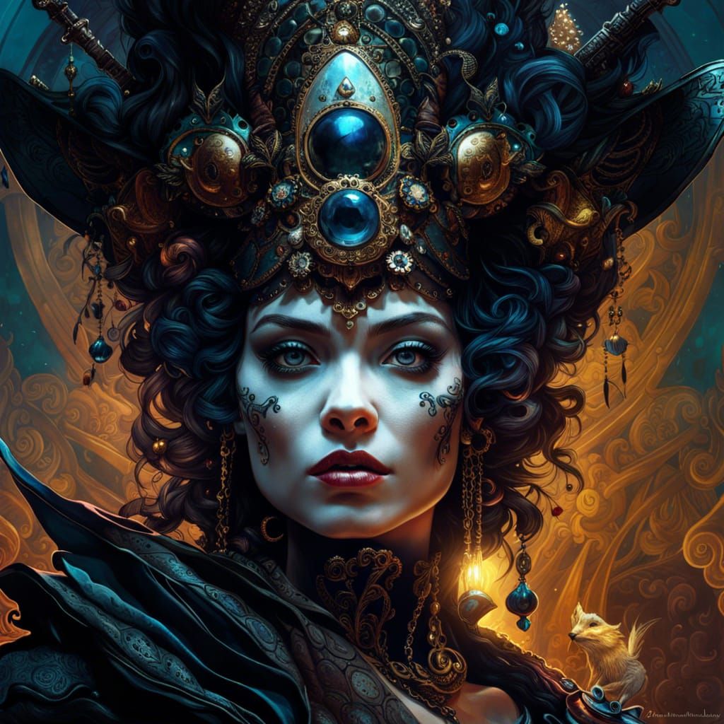 Queen of Spades: Fantasycore Masterpiece in 8K