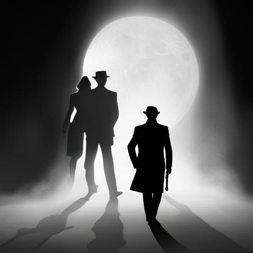 Film Noir Shadow Art: James Bond Intro