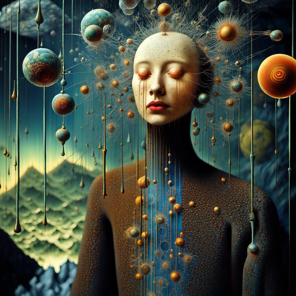 Surreal Spacetime Ripple in Dreamlike Technicolor