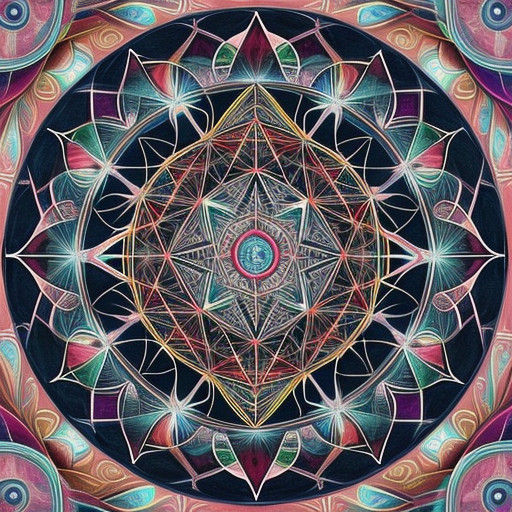 Cosmic Floral Body Art