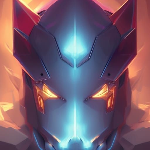 Hyperdetailed Digimon Portrait in Digital Art Style