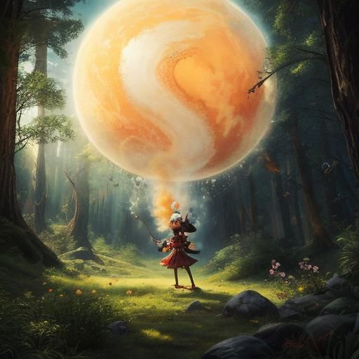 Vibrant Surrealism in Hyperrealistic CGI Style