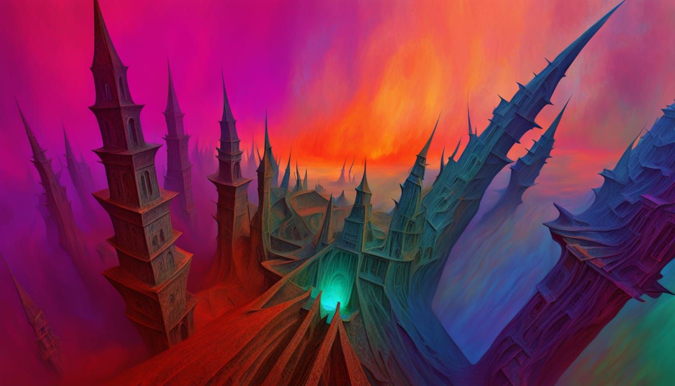 defy gravity and logic in a dreamlike city