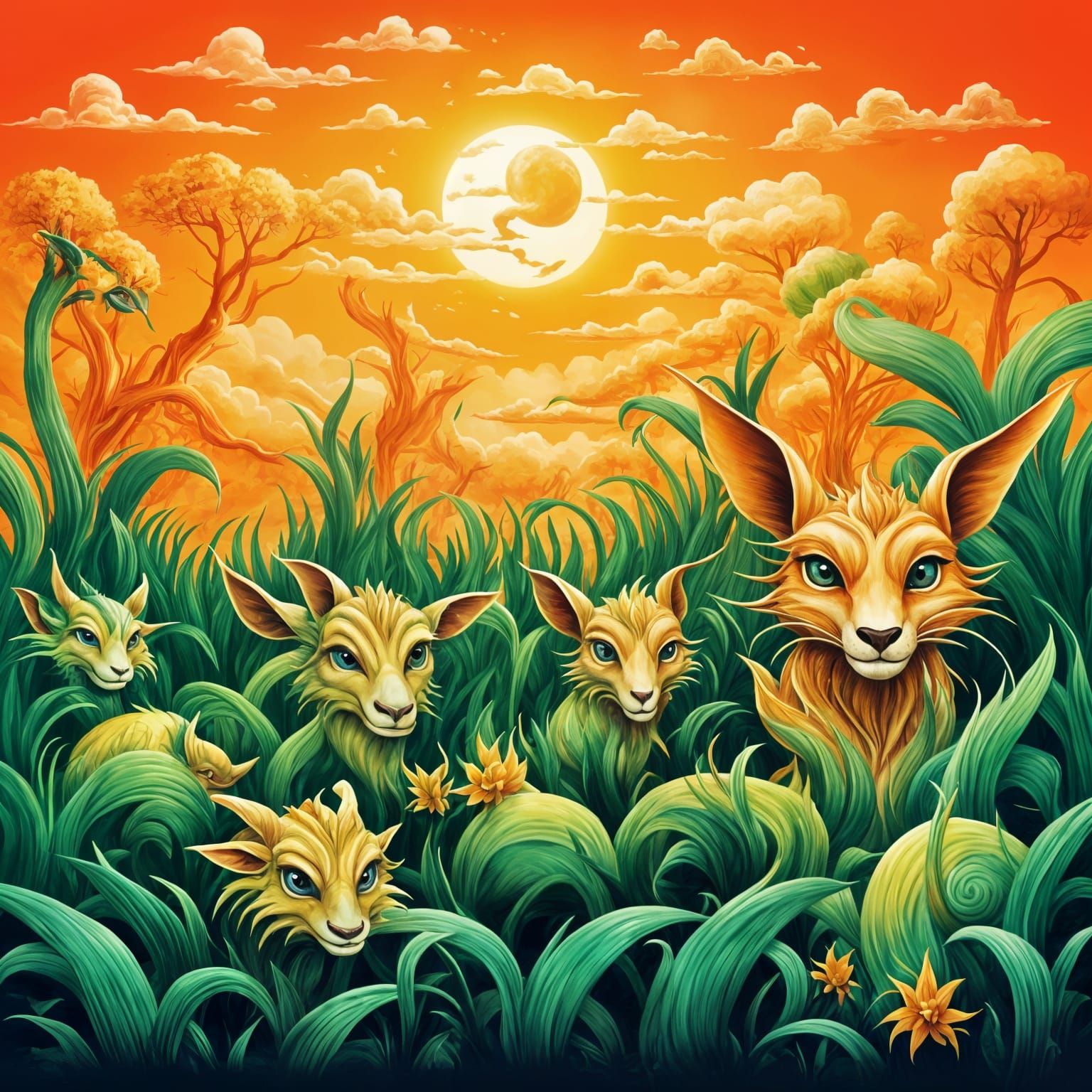 Lush Green Forest Landscape