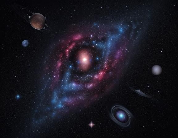 Vivid Digital Art of Space, Stars and Planets