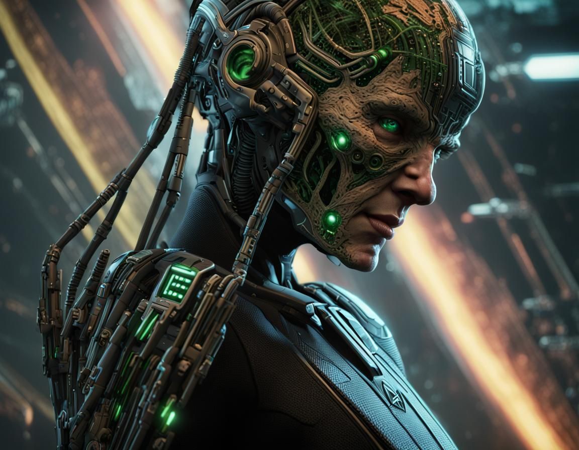Borg Soldier Regeneration in Star Trek Style