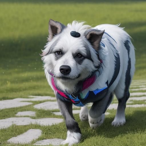 Colorful Portrait of Disabled Person in Vibrant Interior
