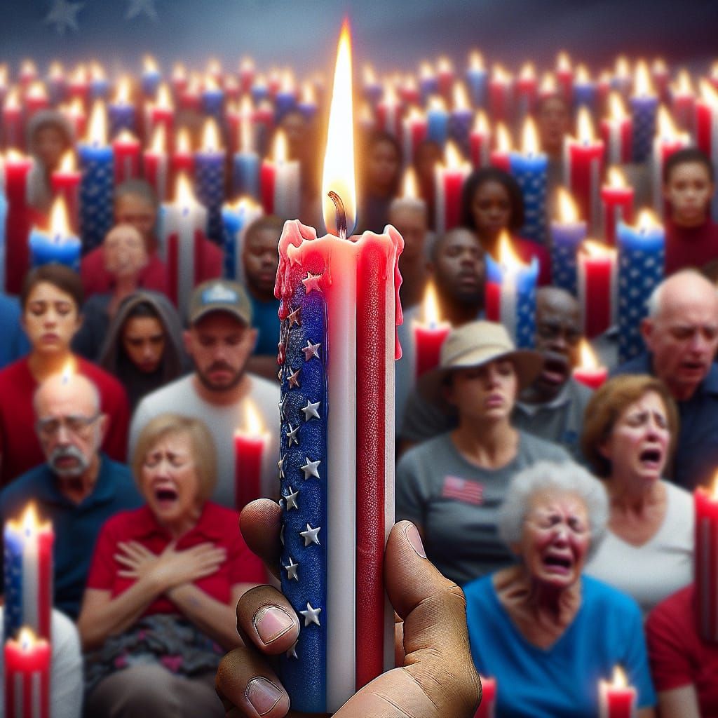 Memorial Prayer Candles for Gun Violence Victims