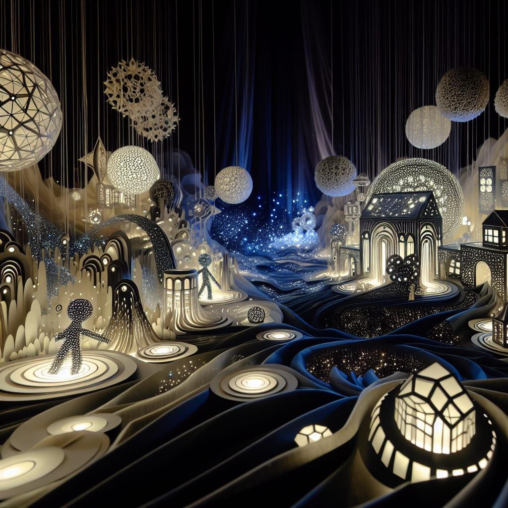 Nanoluminescent Technological Masterpiece in Velvet Night Sk...