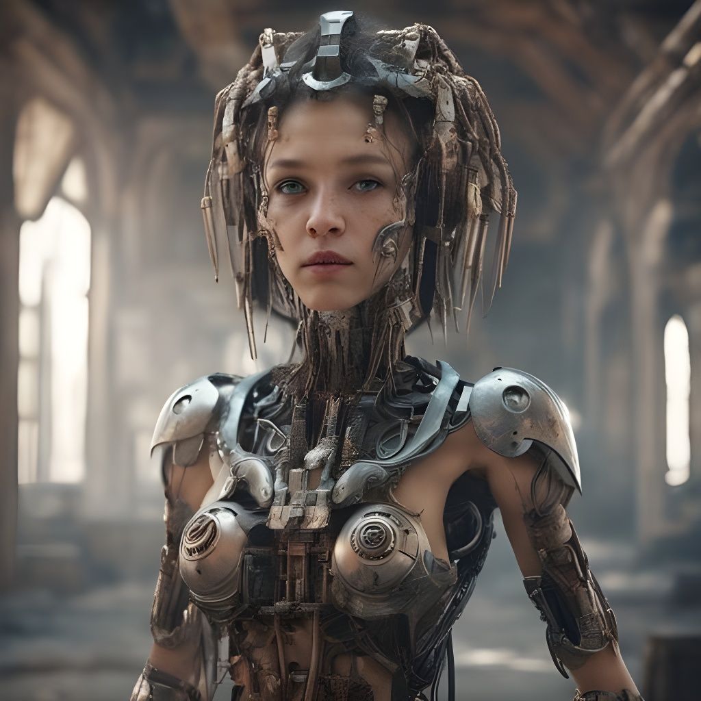 Edgy Punk Rock Aesthetic Render