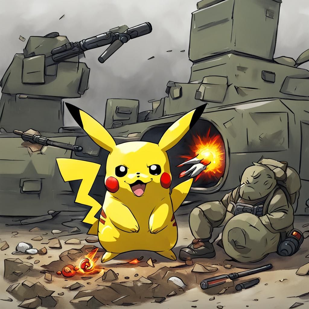 Pikachu Eats a Tactical Nuke