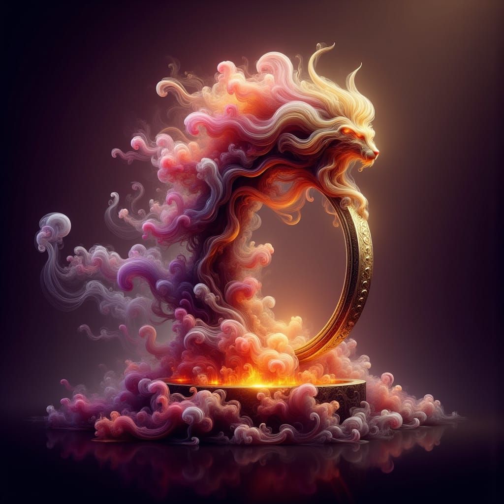 Ethereal Magic Flux: Dark Fantasy Concept Art