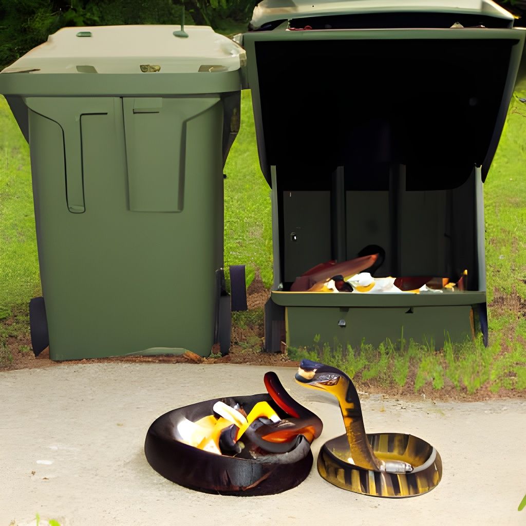 Venom Raids a Garbage Can: A Humorous Scene