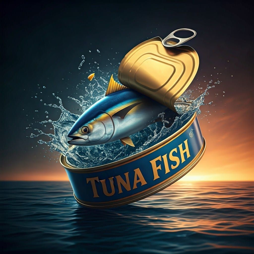Tuna's Escape: Surreal Dream in High Resolution