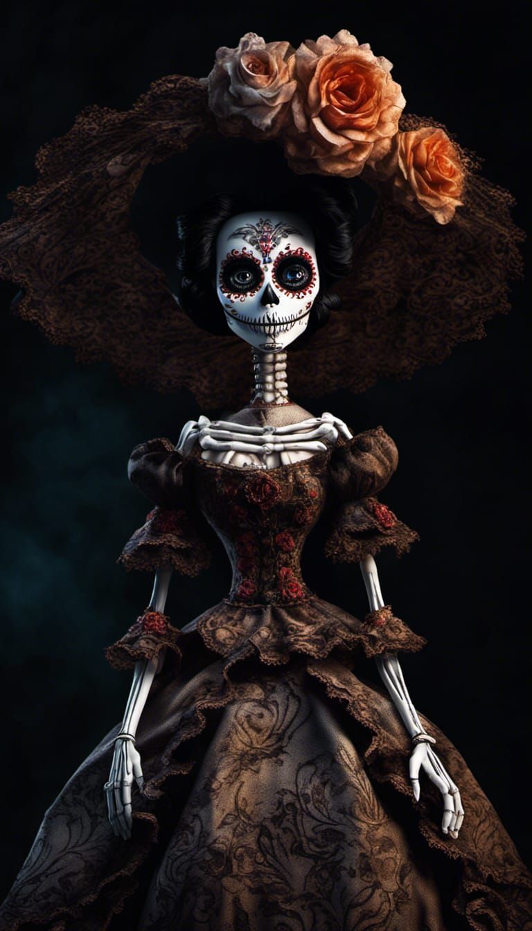 La Catrina Doll