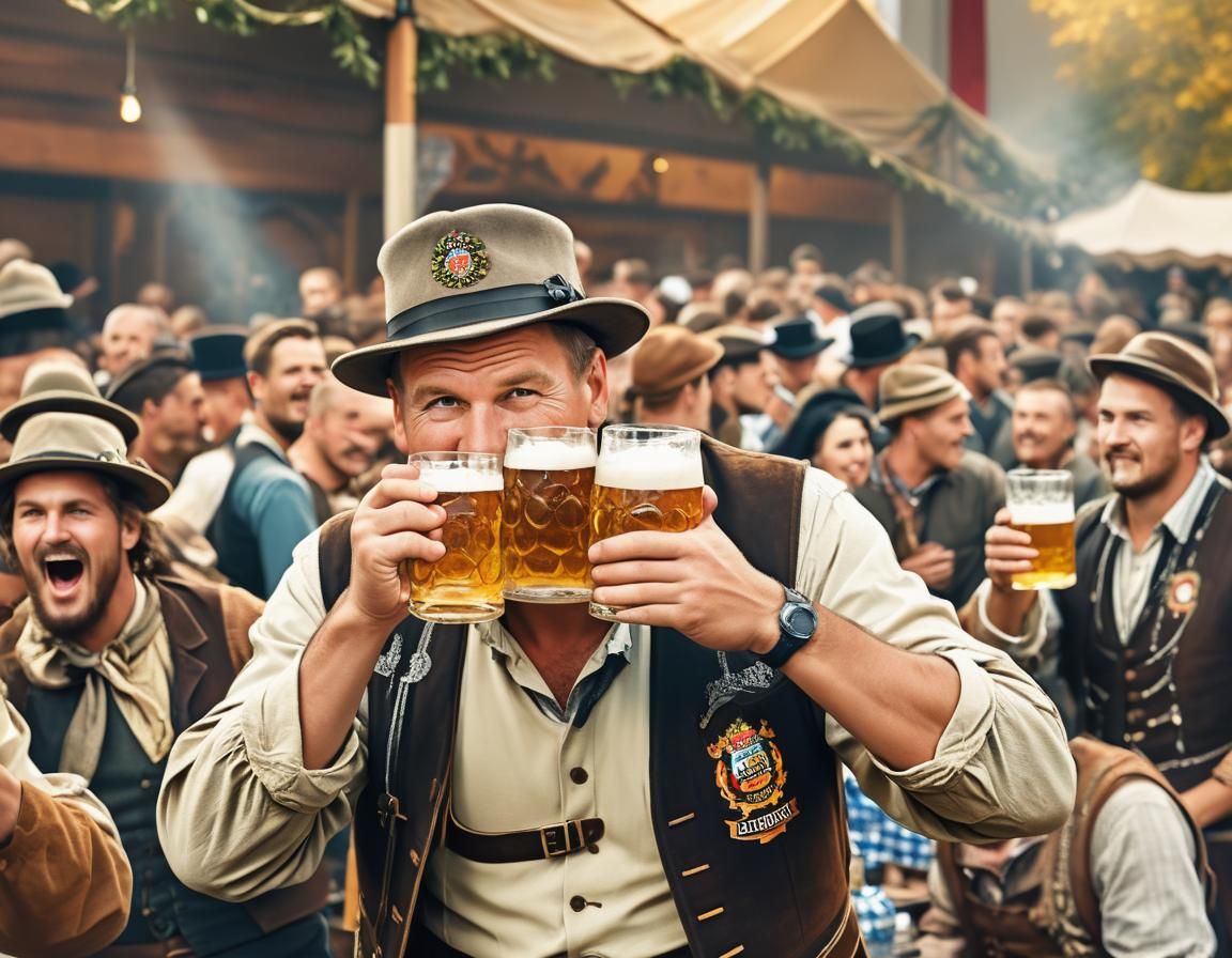 OKTOBERFEST Beer Festival, These Cold Beers Are Mine,  Let's...
