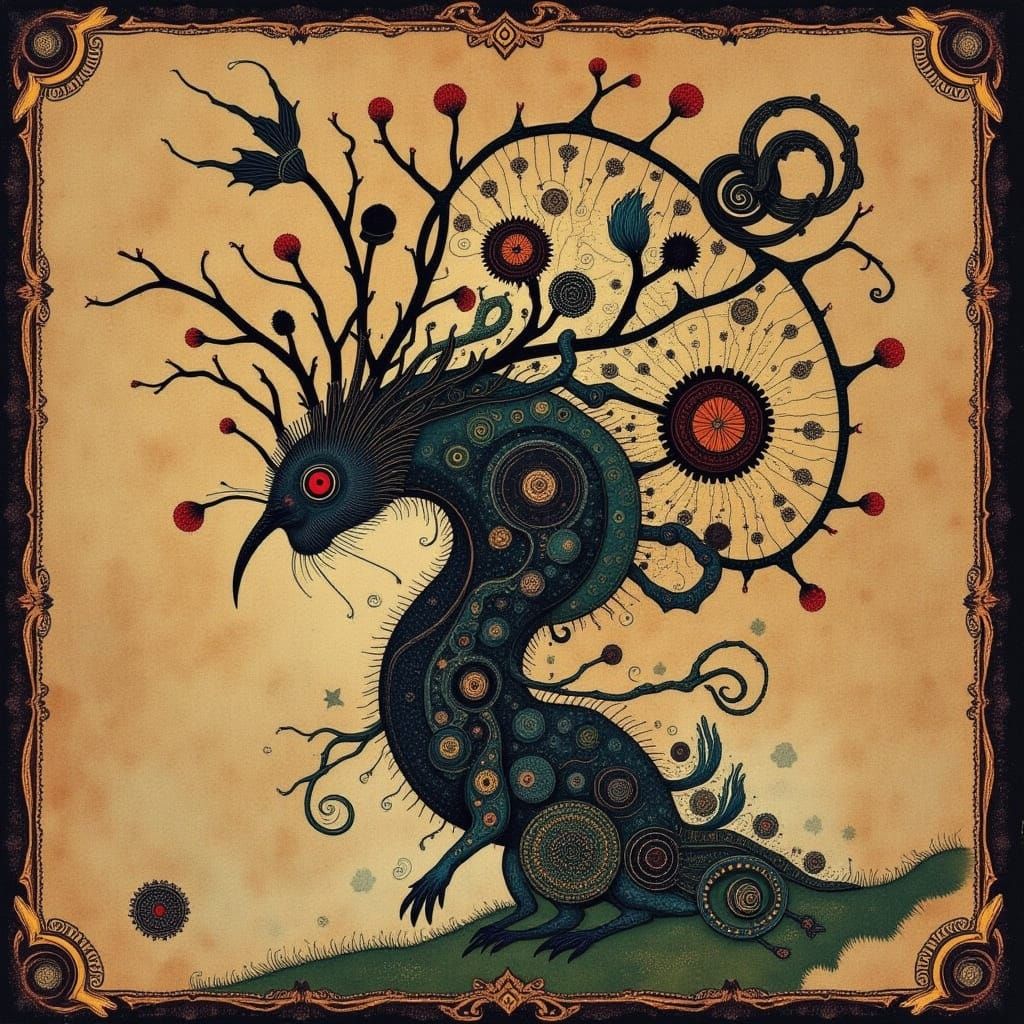 Kinetic Soul Meets Cicada Song: AI Art