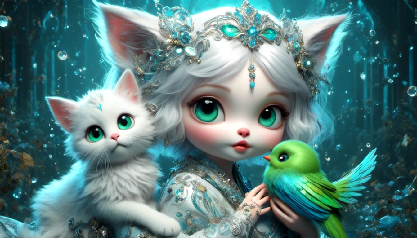 <lora:Dolls alike:1.0> <lora:Ultra Cute:1.0> super cute whit...