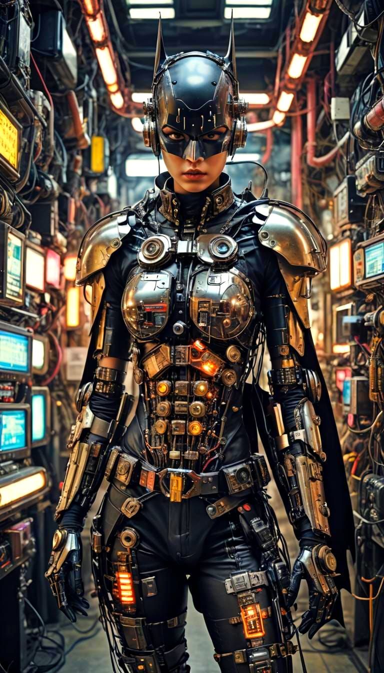 Batgirl made just a couple of enhancements to her outfit....