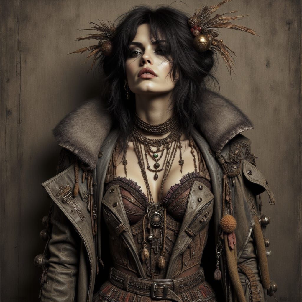 Tormented Figure on the Brink of Madness