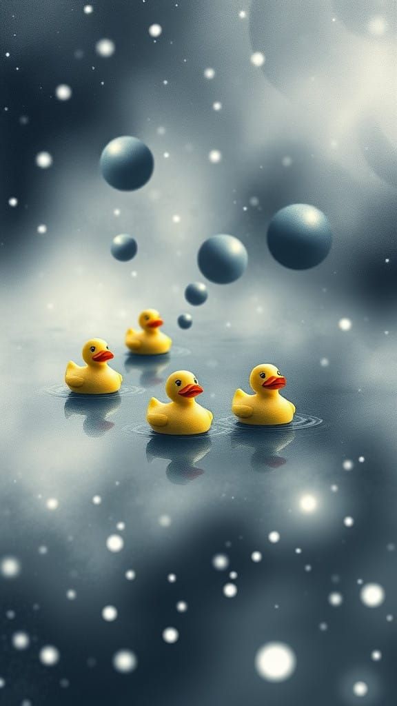Monochromatic Rubber Ducks in a Starry Galaxy Pond
