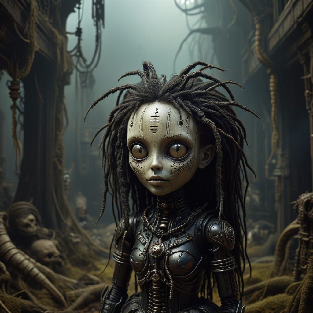 STEAMPUNK DOLL IN GOTHAM UNDERGROUND 1