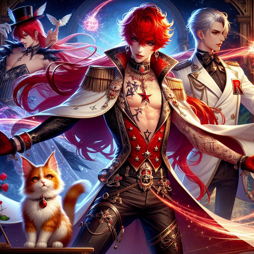 Hisoka vs. Giovanni and his Persian