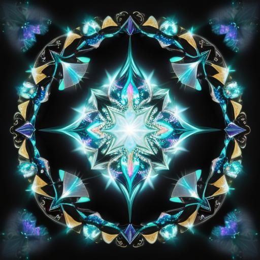 Pegasus with Mystic Topaz Gemstones in Optical Illusion Desi...