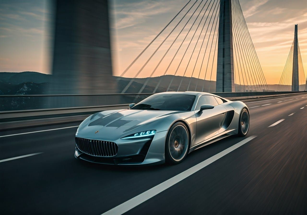 Epic Futuristic Porsche Maybach 928 Concept on Majestic Viad...
